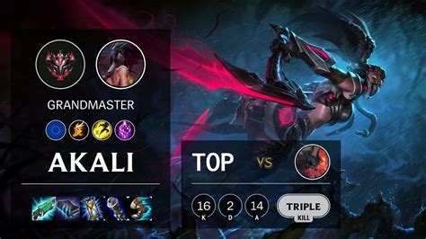 Akali Top Vs Aatrox Euw Grandmaster Patch 10 22 Youtube