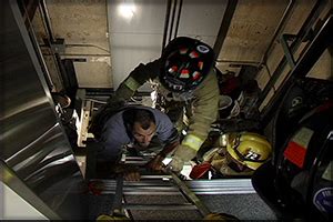 Firefighter Training Fire Service Rescue Elevator Rescue