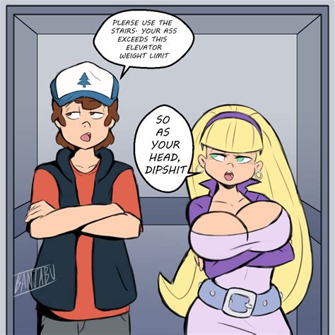 Dipper Pines And Pacifica Northwest Gravity Falls Drawn By Banjabu