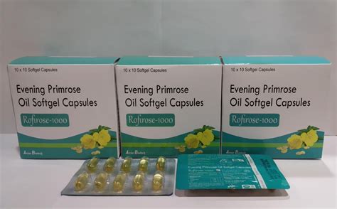 Evening Primrose Oil Softgel Capsules Blister Prescription