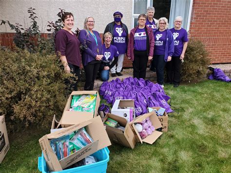 Prince Albert residents turn the town purple to raise awareness about