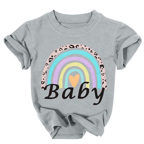 Buy Infant Toddler Baby Girl Tshirts Rainbow Baby Mamas Girl Tee Shirts