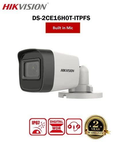 Hikvision Ds Ce H T Itpfs Mp Outdoor Bullet Cctv Ethernet Camera At