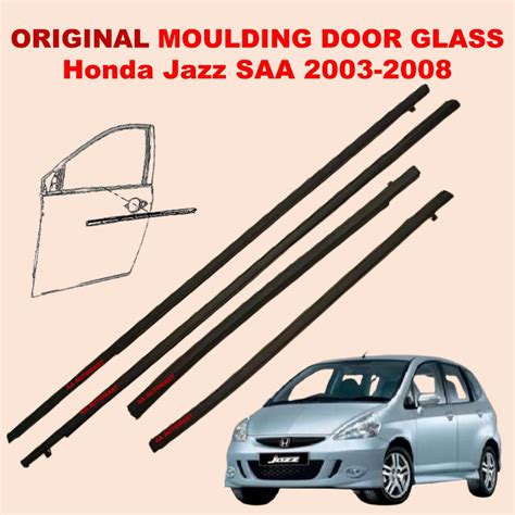 ORIGINAL Honda Jazz SAA 2003 2008 Door Moulding Lining Rubber Outer