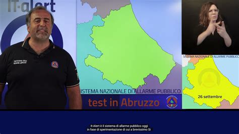 Test Di It Alert Della Protezione Civile Il Settembre Toccher All