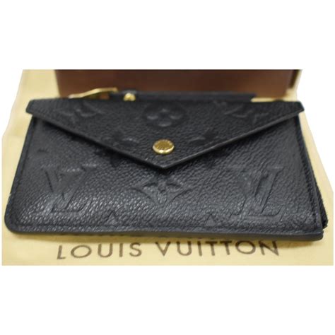 Louis Vuitton Recto Verso Monogram Empreinte Card Holder Black