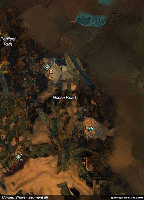 Cursed Shore Maps Guild Wars Game Guide Gamepressure