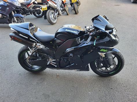 2007 07 Kawasaki Zx10r Zx 1000 D7f Ninja Sports Superbike Black R1 Zx1000 Ebay