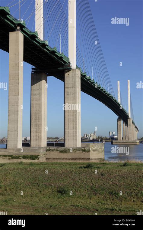 The Queen Elizabeth Bridge Over The River Thames At Dartford