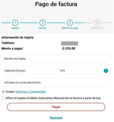 Pago De Factura Claro En L Nea Gu A Guatemala