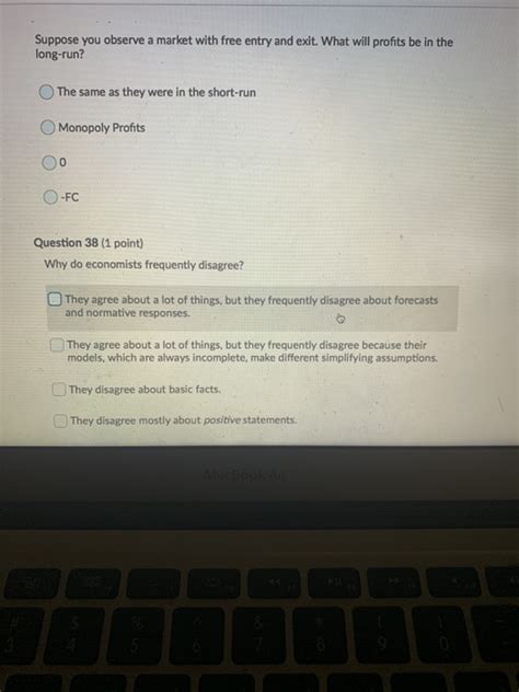 Solved Suppose You Observe A Market With Free Entry And Chegg