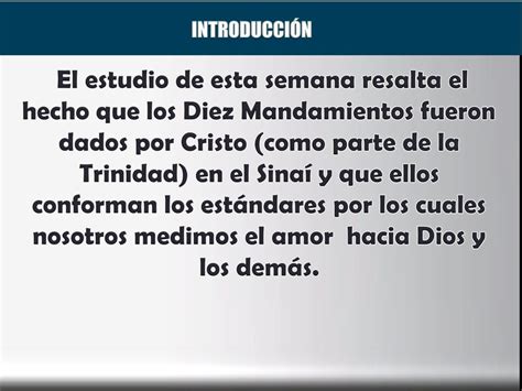 La Ley De Dios Y La Ley De Cristo División Interamericana Ppt Descargar