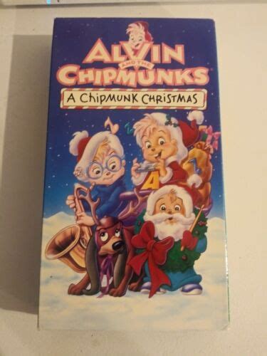 Alvin And The Chipmunks A Chipmunk Christmas Vhs 1992