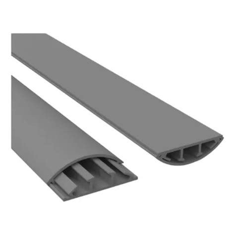 3 Metros Canaleta De Piso Cinza 52x14mm Esconder Fio Chão Shopee Brasil