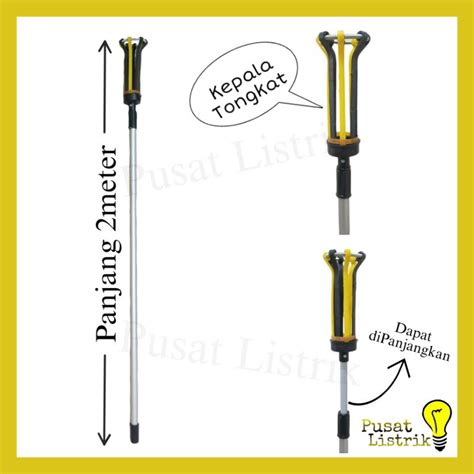 Jual Tongkat Lampu 2meter 8 Jari Dexicon Stick Pengganti Lampu Pasang