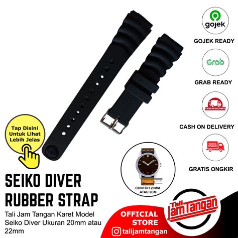 Seiko Diver Rubber Strap TaliJamTangan Pusat Tali Jam Tangan