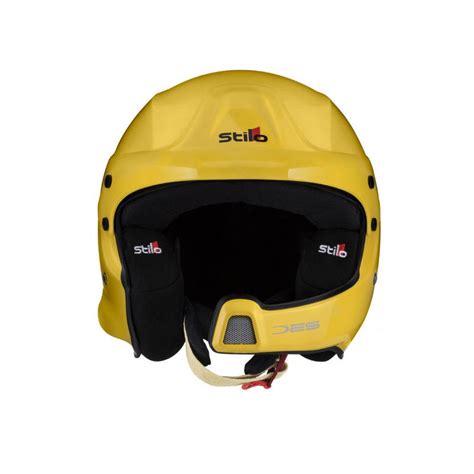 Casque Stilo Wrc Des Fibre Hans Rallye Sa Jaune