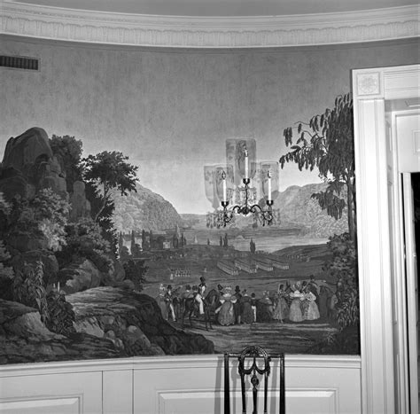 Kn 20315 Antique Wallpaper In The Diplomatic Reception Room White