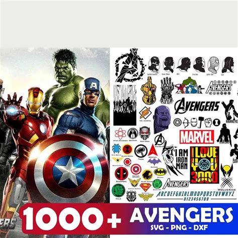 1000 Avengers Svg Bundle Svgdaily Daily Free Premium Svg Files