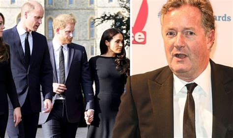 Piers Morgan Breaks Silence On Meghan And Harry S Reunion With Kate And