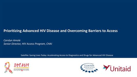 Prioritizing Advanced Hiv Disease And Overcoming Barriers To Access