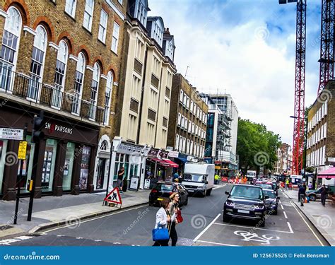 View Of Paddington Street City Of Westminster London Editorial Image