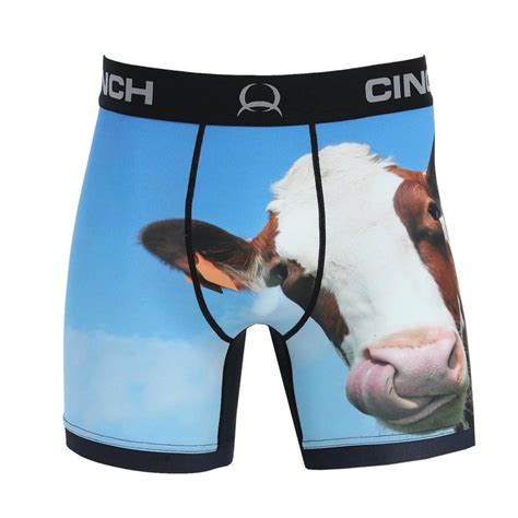 Cinch Mens Arenaflex Cow Boxer Briefs