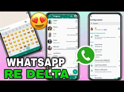 SAIU NOVO WHATSAPP RE DELTA ATUALIZADO 2022 VÁRIAS FUNÇÕES