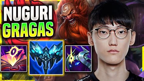 NUGURI DESTROYING WITH GRAGAS FPX Nuguri Plays Gragas Top Vs Aatrox