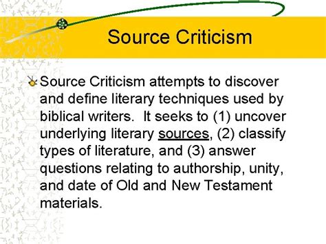 lecture  historical criticism  definitions bible criticism