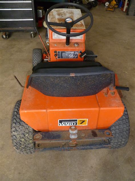 Vintage 1960s Montgomery Ward 7 Riding Mower Nitro Auctions 4 Lawn