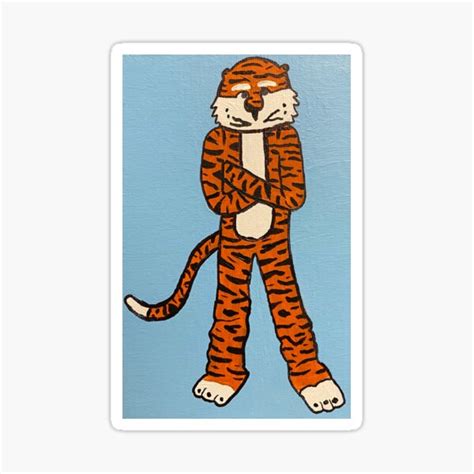 Aubie The Tiger Stickers | Redbubble