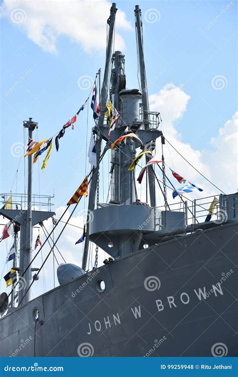 Uss John W Brown In Baltimore Maryland Editorial Stock Photo Image