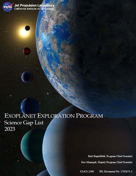 Exoplanet Program Exoplanet Program Science