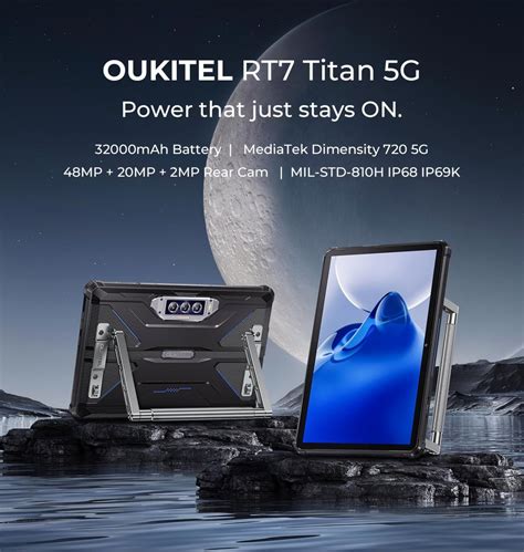 Oukitel Introduces The World S First Mah G Rugged Tablet Rt Titan