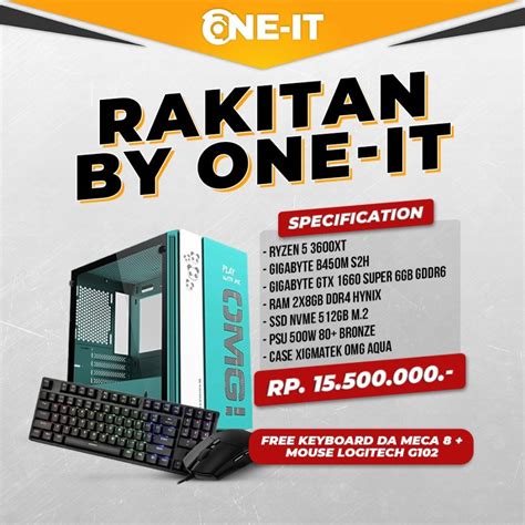 Pc Rakitan Ryzen Xt Gtx Super Ram Gb Ssd Gb