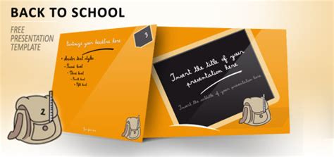 Back to School – Free Template for PowerPoint and Impress - Showeet