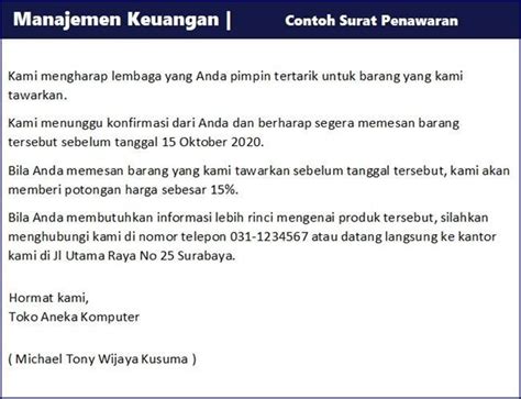 Contoh Surat Pemberitahuan Kenaikan Harga Bahan Baku Delinewstv