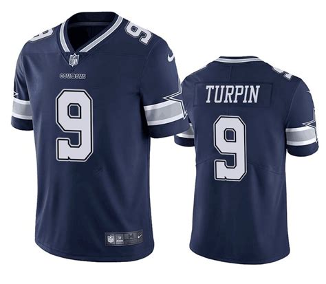 Dallas Cowboys #9 KaVontae Turpin Navy Vapor Limited Stitched Football ...