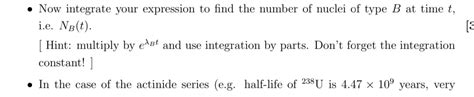 radiation - Decay chain diffferential equation - Physics Stack Exchange