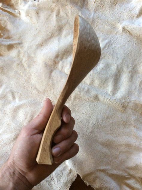 Hand Carved Wooden Spoon Ladle Etsy Hand Carved Wooden Spoons