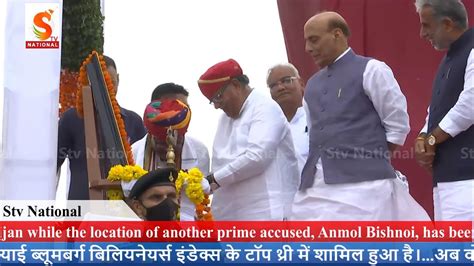 Stv National Defence Minister Shri Rajnath Singh Unveiling The