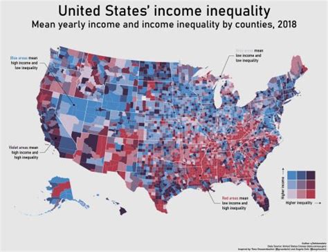 Datarep United States’ Income Inequality Keep Reading Income Inequality Inequality Map