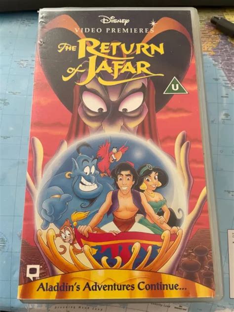 Walt Disney Vhs Aladdin The Return Of Jafar English Top Zustand