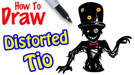 How To Draw Distorted Tio Roblox Piggy Youtube