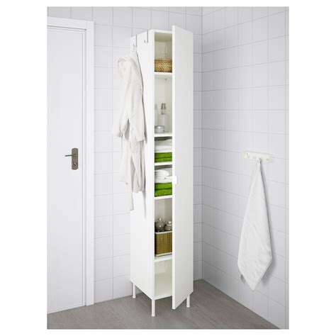 LillÅngen High Cabinet 1 Door White Ikea Bathroom Tall Cabinet Tall Cabinet Storage