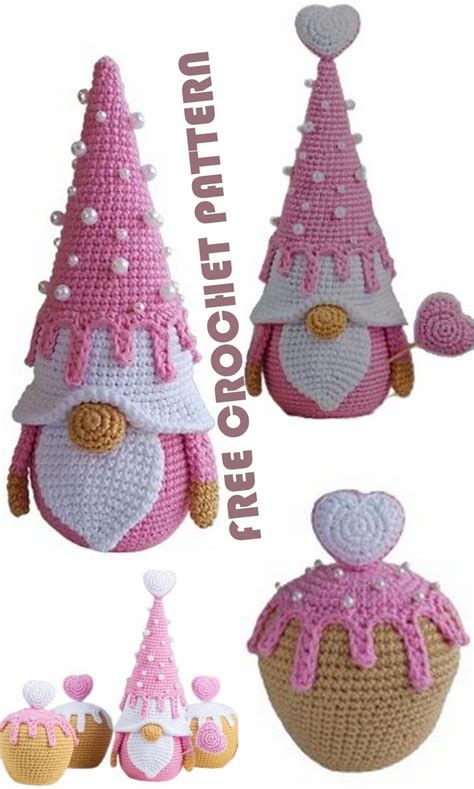 Amigurumi Gnome With Muffin And Heart Free Crochet Pattern Artofit