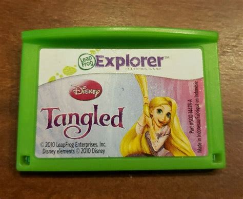 Leapfrog Leappad Leapster Explorer Game Tangled Cart Only Disney