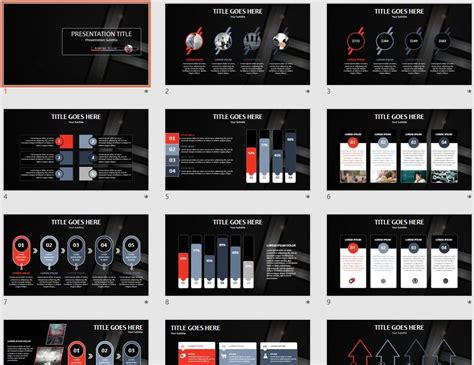 Abstract Metallic Powerpoint 101920