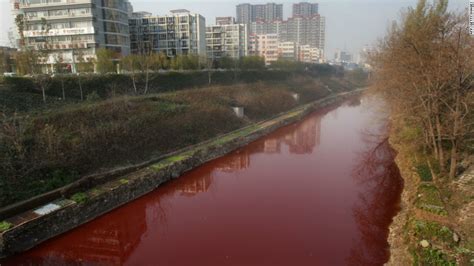 River in China turns red - CNN